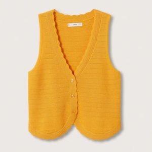 MANGO - BUTTON KNIT VEST